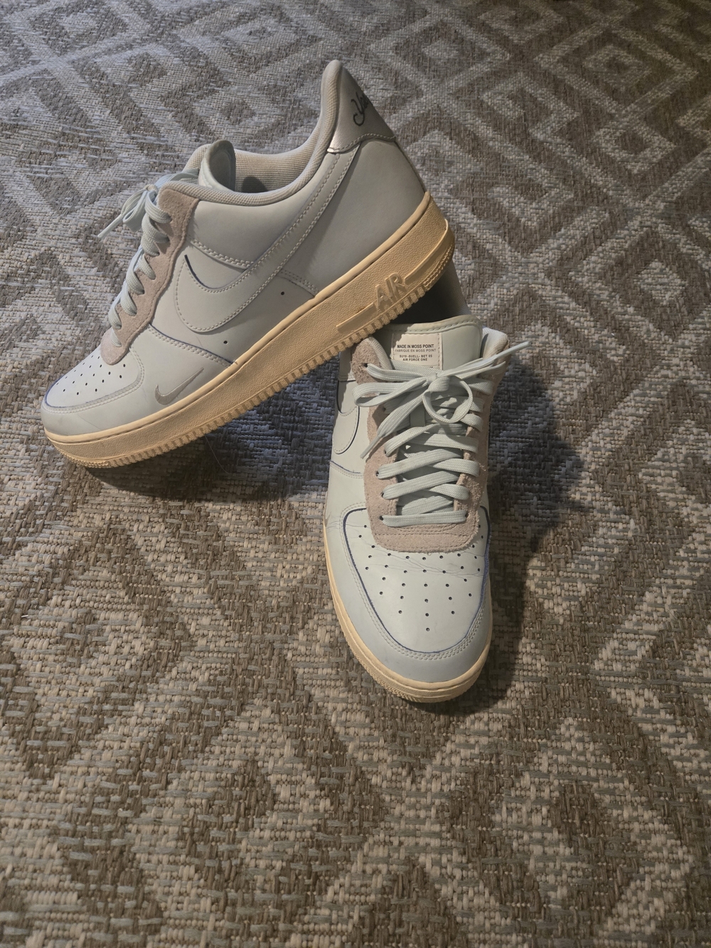 Nike Air Force 1 Low Devin Booker - Light Blue with Cream Sole